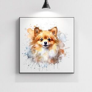 Yorkie, Schnauzer Canvas Wall decor any pet, send me your picture Personalized